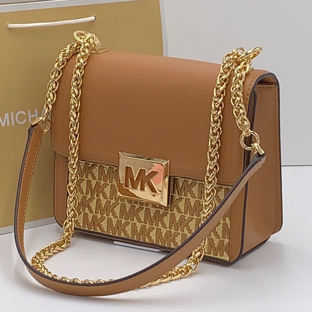 MICHAEL KORS SONIA SMALL SQUARE SHOULDER XBODY - Picture 3 of 16